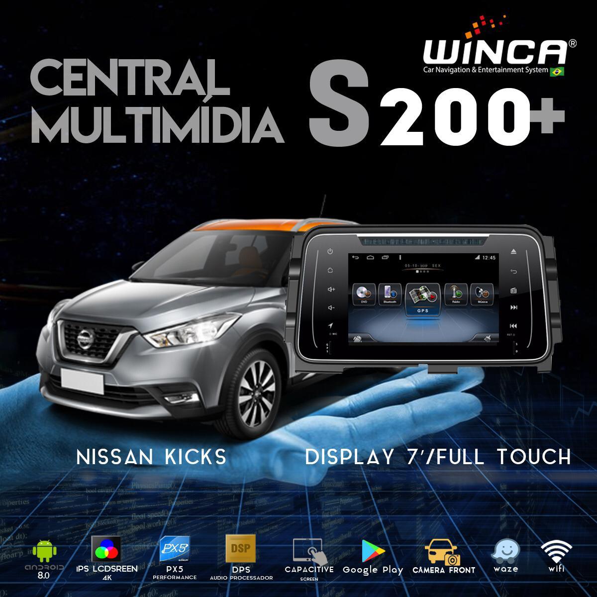 Multimídia Winca Nissan Kicks